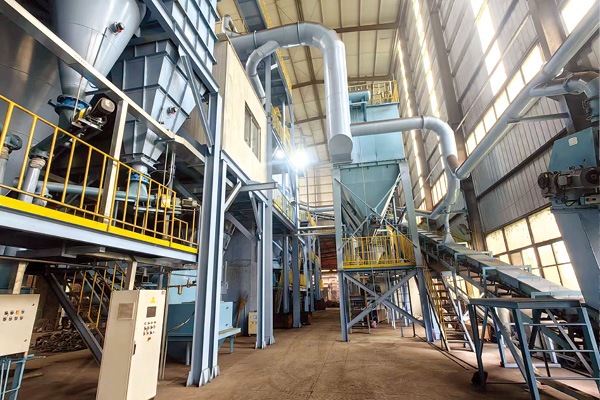 萨伟利全自动砂处理系统