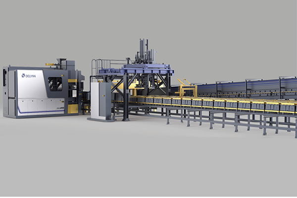 潮模砂自动造型线2 条，砂箱尺寸 Box size: 500*600*400mm/700*700*400mm